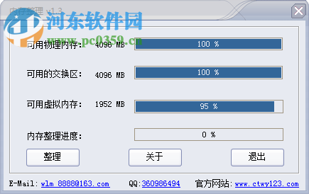 創(chuàng)天無(wú)憂電腦內(nèi)存整理軟件1.3綠色版詳解